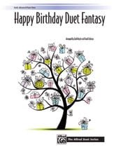 Happy Birthday Duet Fantasy piano sheet music cover